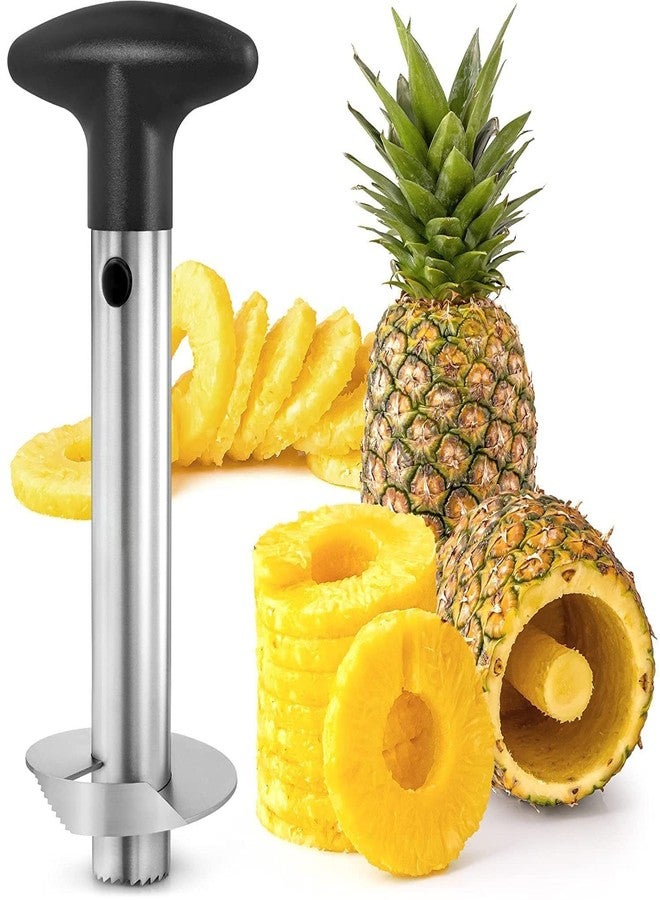 HELIMIX Stainless Steel Pineapple Slicer Cutter, Pineapple Seed Clip Eye Remover, Deseeding Gadget Corer and Slicer Tool Combo. - Image 4